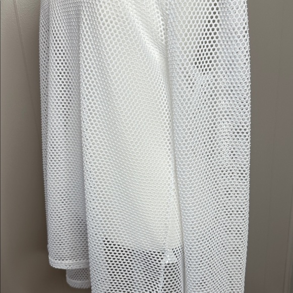 NWOT Dolls Kill Ashen Atlas Unisex Fishnet Top - White - Picture 11 of 12